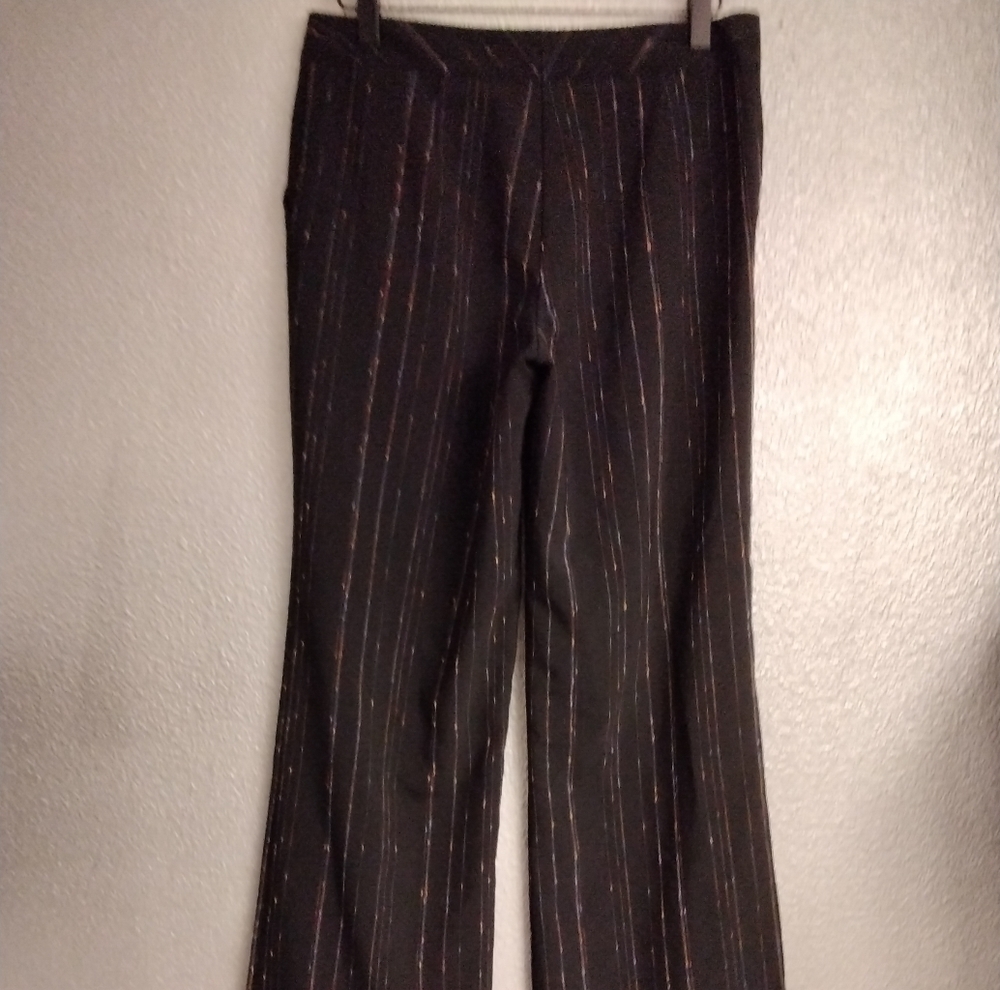Bisou Bisou Black Cuffed Dress Pants Size 6